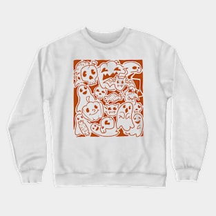 Halloween doodle party Crewneck Sweatshirt